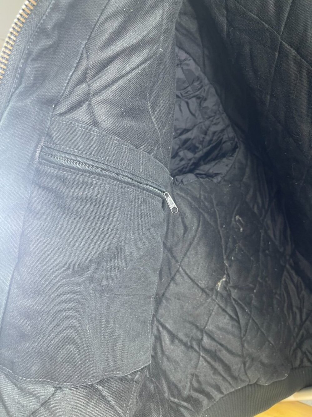 Carhartt J140 Black Duck Active Jacket USA Made Quilt Lined 4XL - Picture 11 of 16